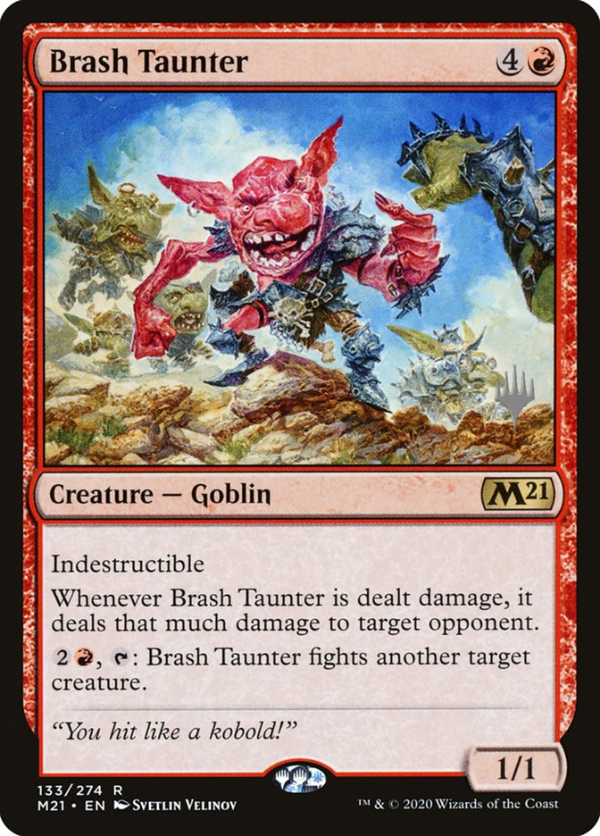 Brash Taunter (Promo Pack) [Core Set 2021 Promos] | Clutch Gaming