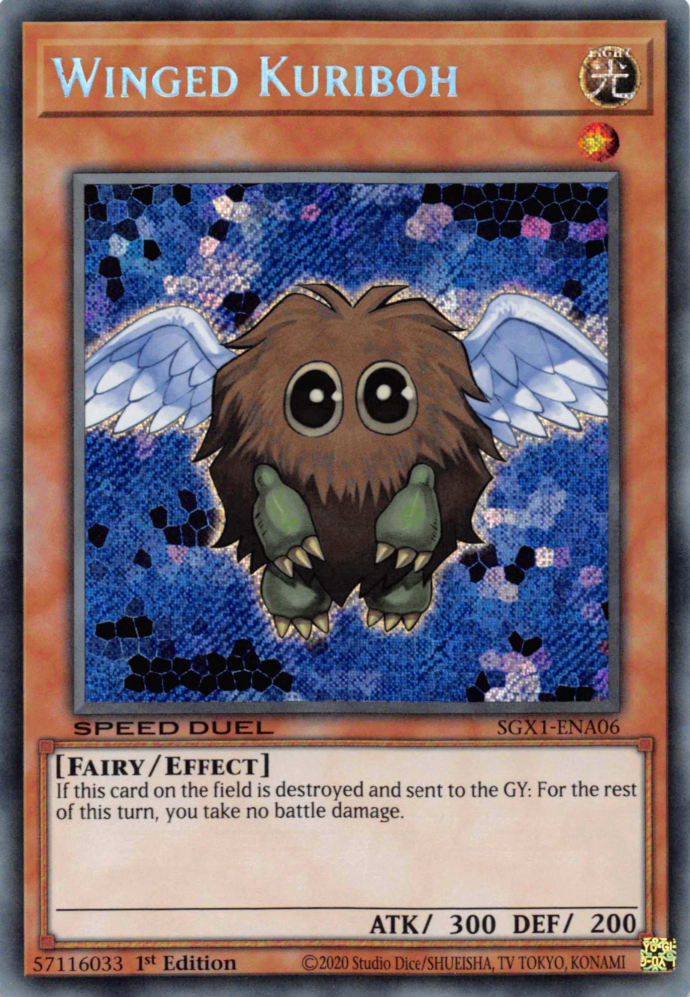 Winged Kuriboh [SGX1-ENA06] Secret Rare | Clutch Gaming