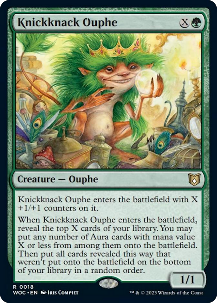 Knickknack Ouphe [Wilds of Eldraine Commander] | Clutch Gaming