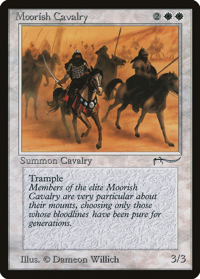 Moorish Cavalry (Dark Mana Cost) [Arabian Nights] | Clutch Gaming