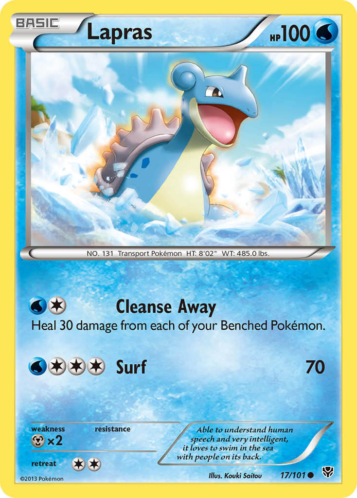 Lapras (17/101) [Black & White: Plasma Blast] | Clutch Gaming