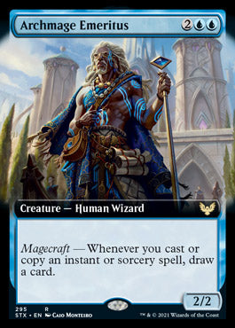 Archmage Emeritus (Extended Art) [Strixhaven: School of Mages] | Clutch Gaming