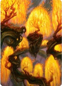 Grove of the Burnwillows Art Card [Zendikar Rising Art Series] | Clutch Gaming