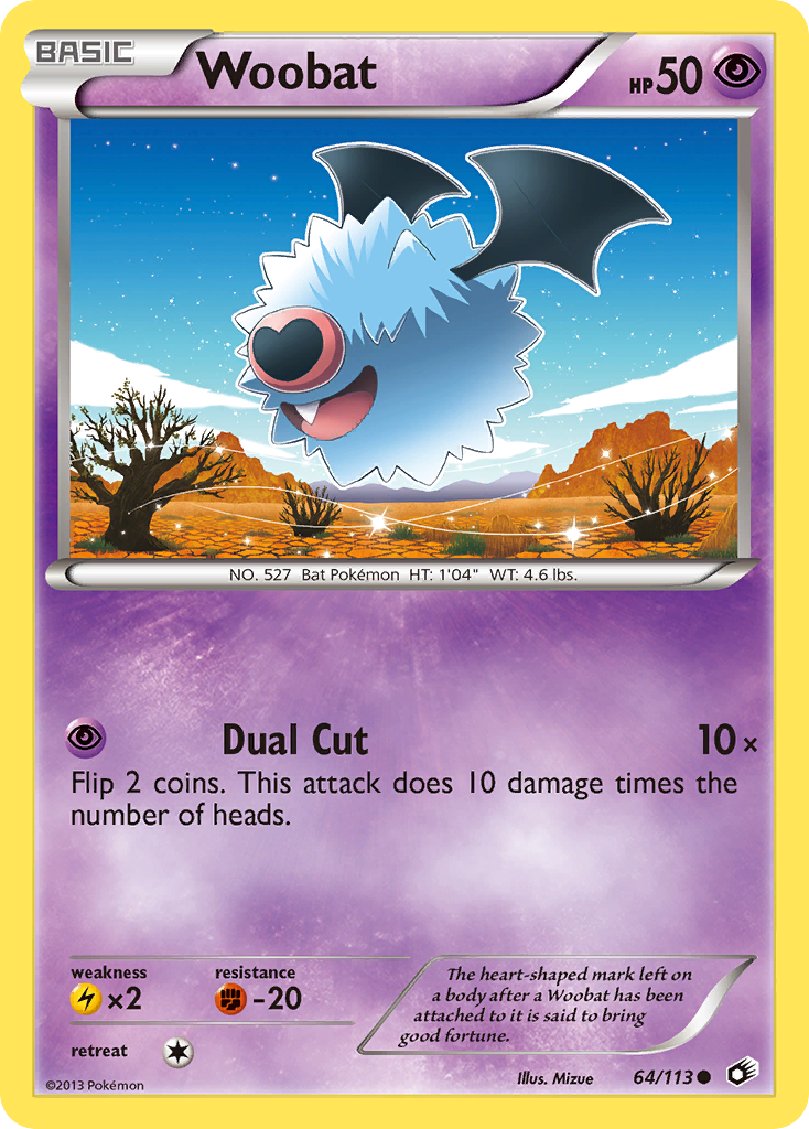 Woobat (64/113) [Black & White: Legendary Treasures] | Clutch Gaming