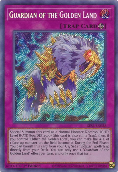 Guardian of the Golden Land [SESL-EN032] Secret Rare | Clutch Gaming