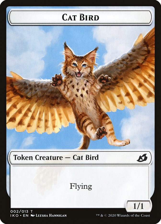 Cat Bird Token [Ikoria: Lair of Behemoths Tokens] | Clutch Gaming