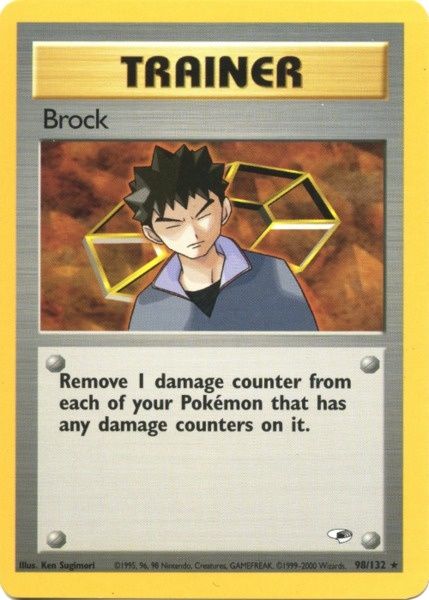 Brock (98/132) [Gym Heroes Unlimited] | Clutch Gaming