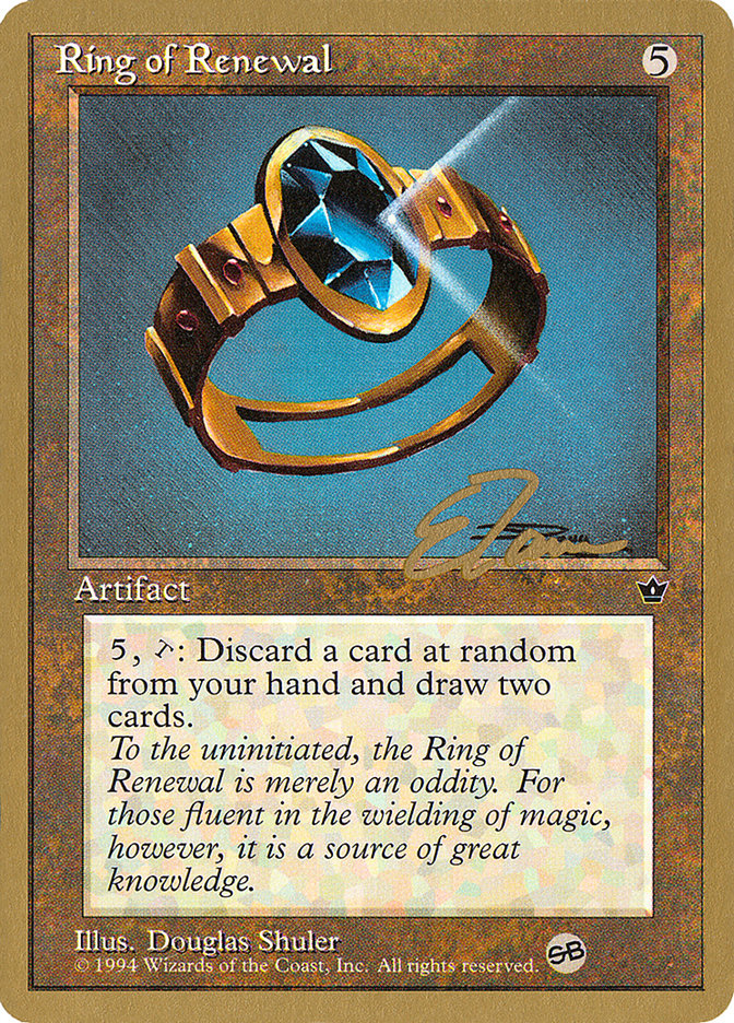 Ring of Renewal (Eric Tam) (SB) [Pro Tour Collector Set] | Clutch Gaming