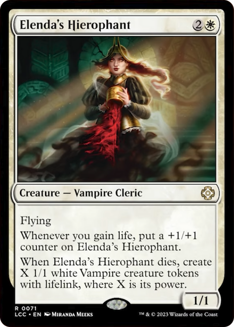 Elenda's Hierophant [The Lost Caverns of Ixalan Commander] | Clutch Gaming