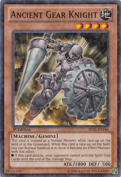 Ancient Gear Knight [BP01-EN146] Starfoil Rare | Clutch Gaming