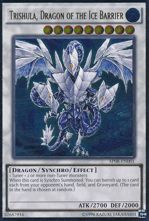 Trishula, Dragon of the Ice Barrier [AP08-EN001] Ultimate Rare | Clutch Gaming