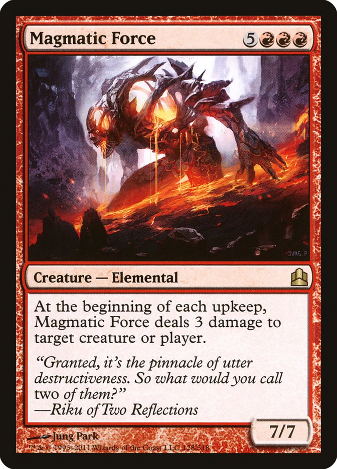 Magmatic Force [Commander 2011] | Clutch Gaming