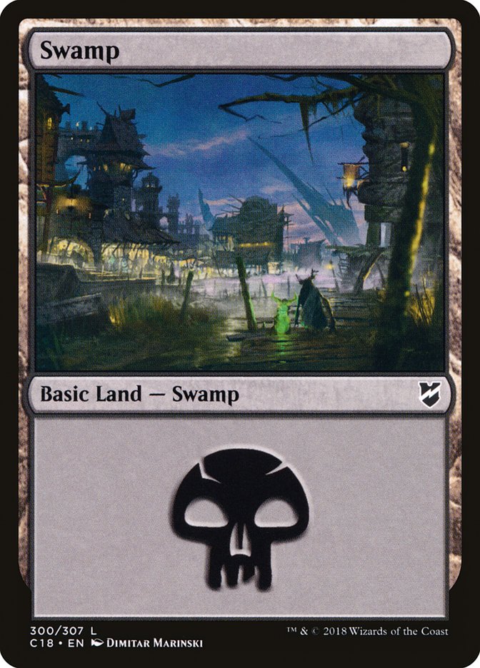 Swamp (300) [Commander 2018] | Clutch Gaming