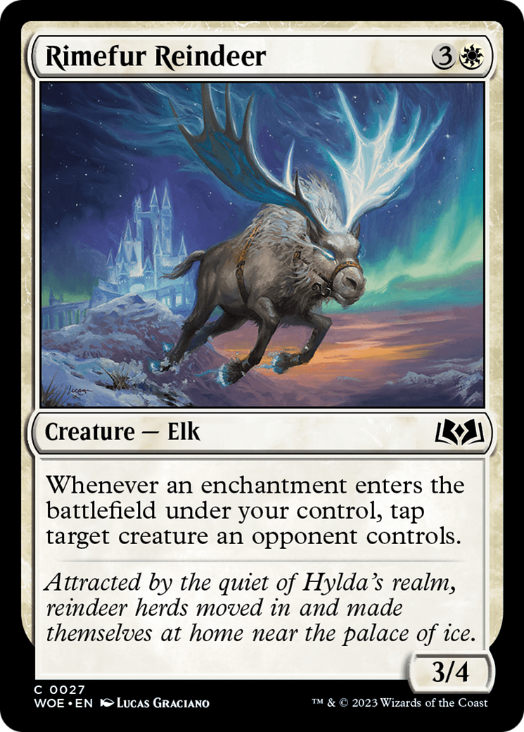 Rimefur Reindeer [Wilds of Eldraine] | Clutch Gaming