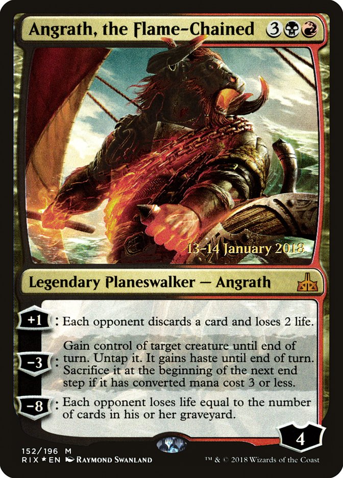 Angrath, the Flame-Chained [Rivals of Ixalan Prerelease Promos] | Clutch Gaming