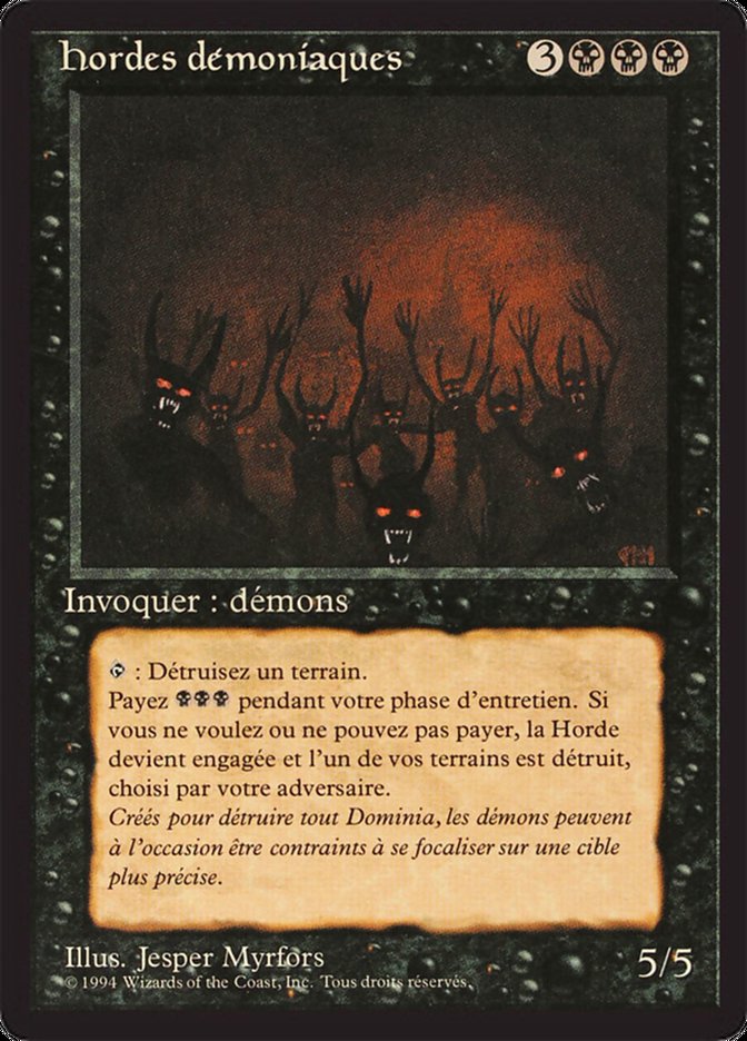 Demonic Hordes [Foreign Black Border] | Clutch Gaming