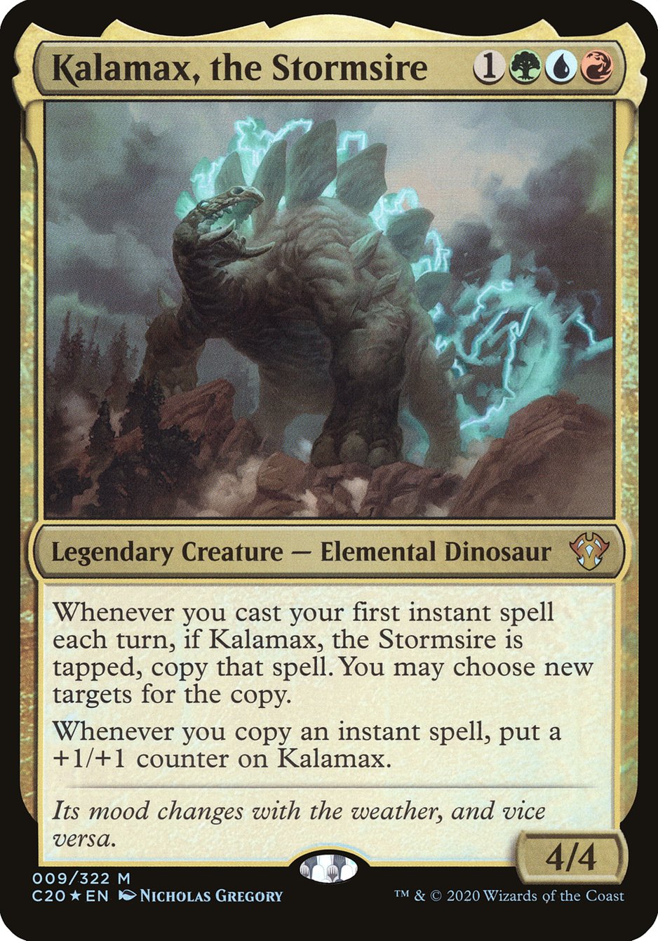 Kalamax, the Stormsire (Oversized) [Commander 2020 Oversized] | Clutch Gaming