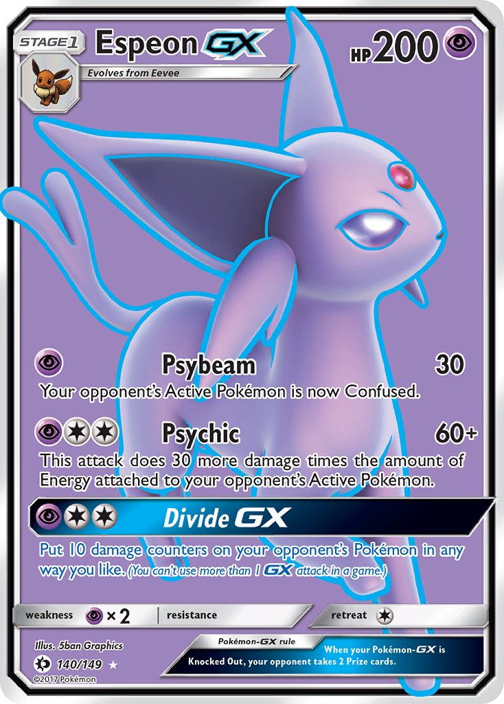 Espeon GX (140/149) [Sun & Moon: Base Set] | Clutch Gaming