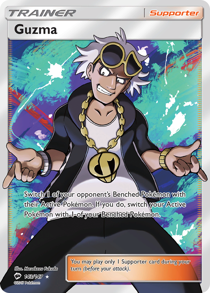 Guzma (143/147) [Sun & Moon: Burning Shadows] | Clutch Gaming