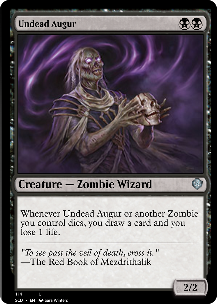 Undead Augur [Starter Commander Decks] | Clutch Gaming