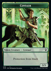 Horror // Centaur Double-Sided Token [Commander Legends: Battle for Baldur's Gate Tokens] | Clutch Gaming