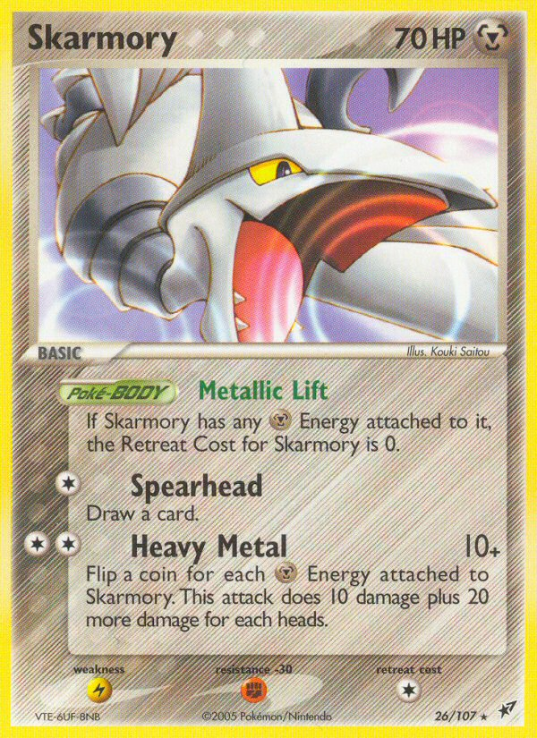 Skarmory (26/107) [EX: Deoxys] | Clutch Gaming