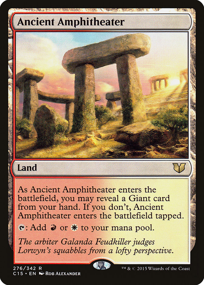 Ancient Amphitheater [Commander 2015] | Clutch Gaming