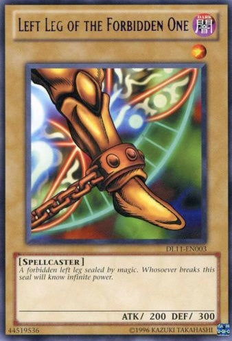 Left Leg of the Forbidden One (Purple) [DL11-EN003] Rare | Clutch Gaming