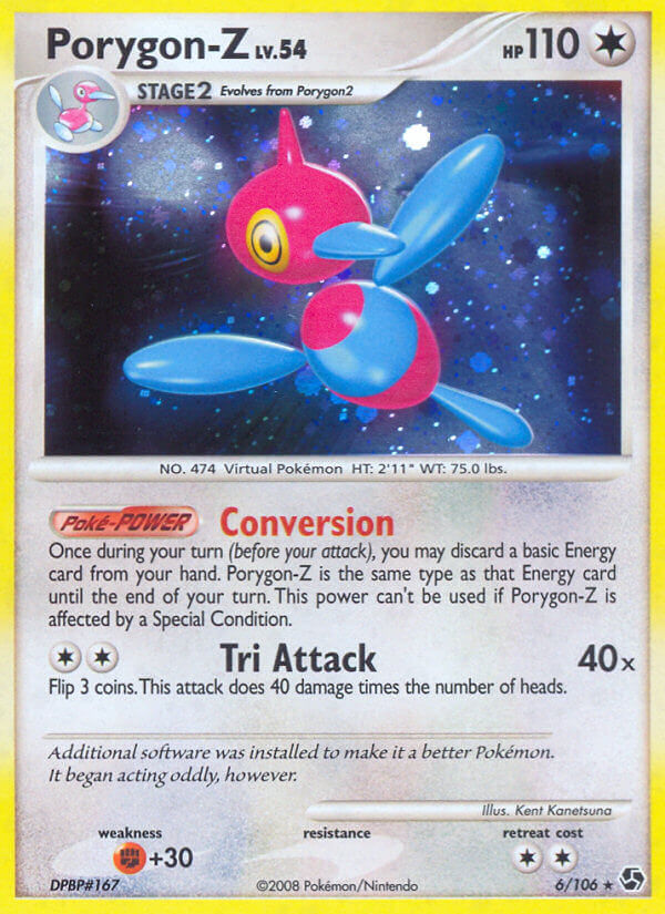 Porygon Z (6/106) (Theme Deck Exclusive) [Diamond & Pearl: Great Encounters] | Clutch Gaming