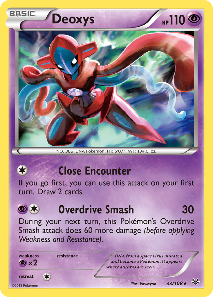 Deoxys (33/108) [XY: Roaring Skies] | Clutch Gaming