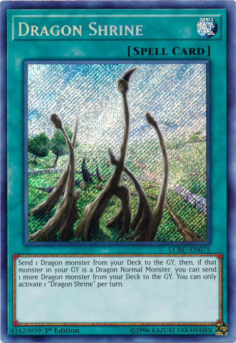 Dragon Shrine [LCKC-EN075] Secret Rare | Clutch Gaming