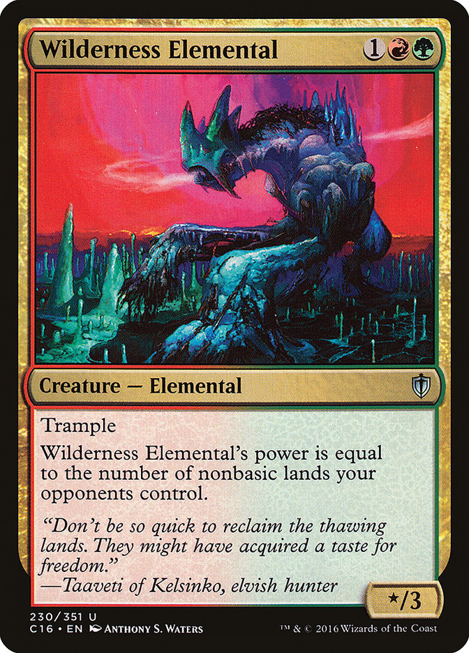 Wilderness Elemental [Commander 2016] | Clutch Gaming