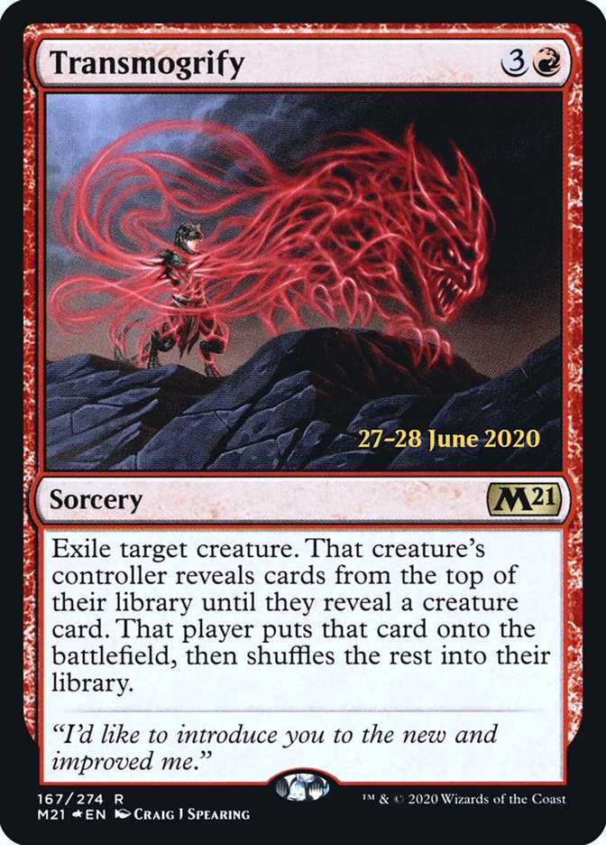 Transmogrify [Core Set 2021 Prerelease Promos] | Clutch Gaming