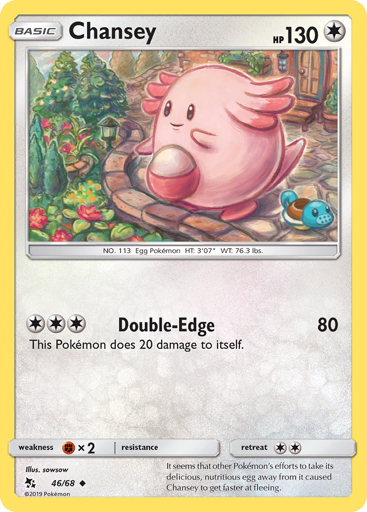 Chansey (46/68) [Sun & Moon: Hidden Fates] | Clutch Gaming