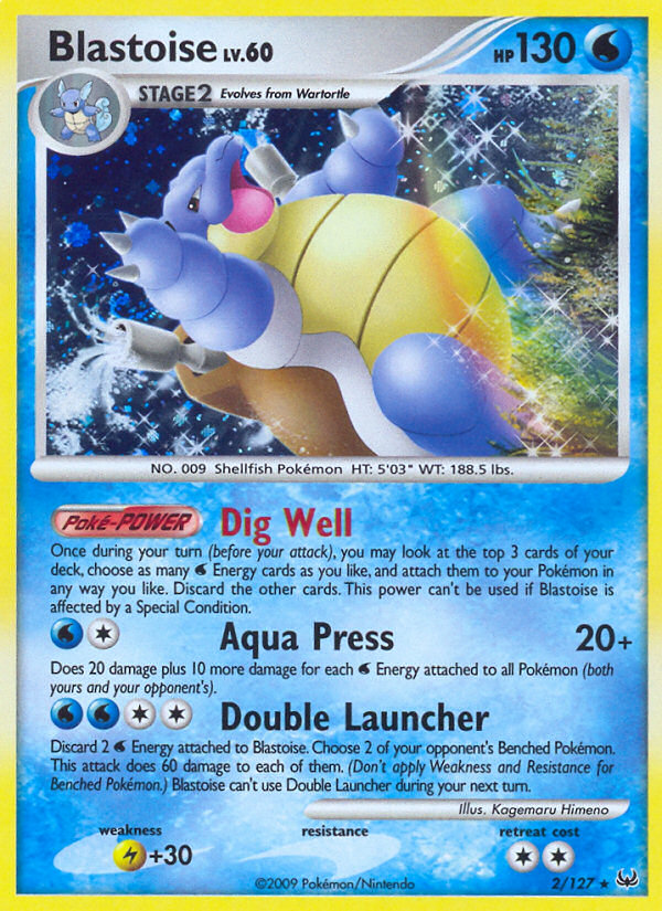 Blastoise (2/127) [Platinum: Base Set] | Clutch Gaming