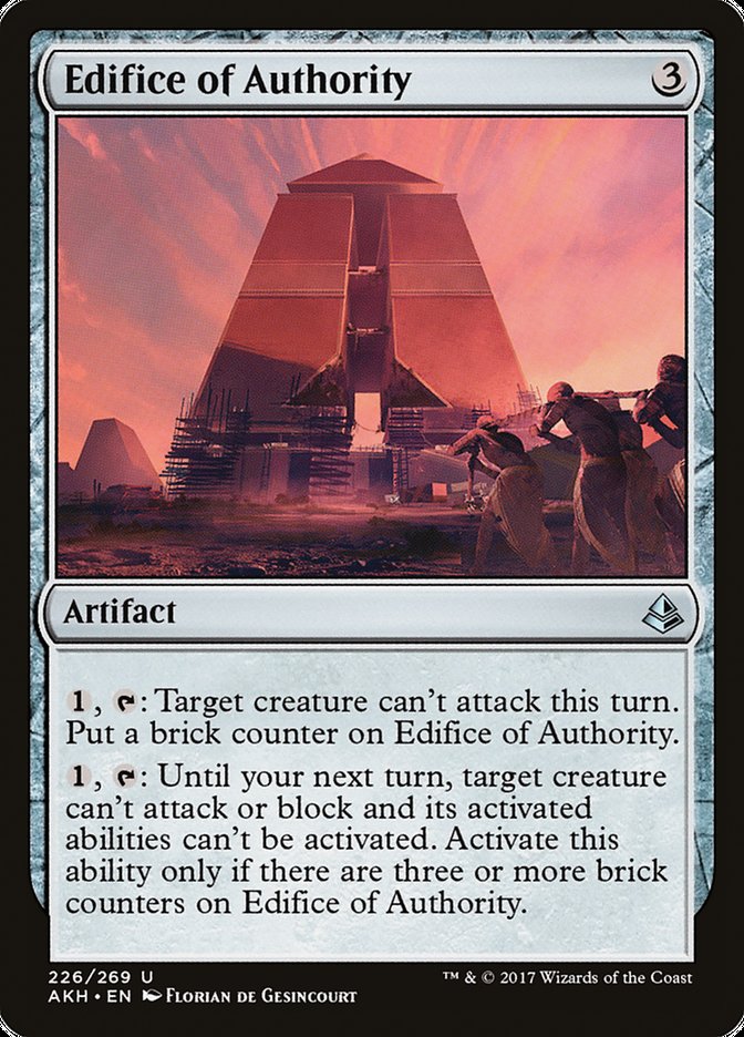 Edifice of Authority [Amonkhet] | Clutch Gaming