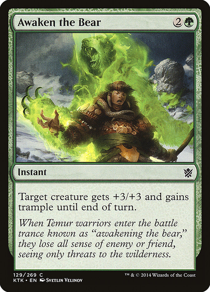 Awaken the Bear [Khans of Tarkir] | Clutch Gaming