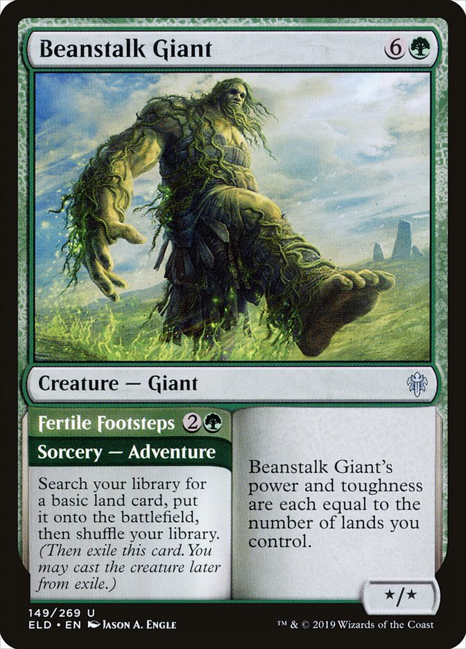 Beanstalk Giant // Fertile Footsteps [Throne of Eldraine] | Clutch Gaming