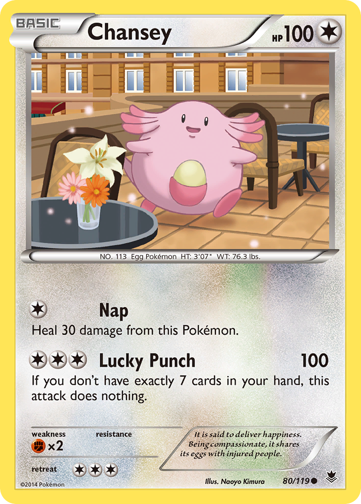 Chansey (80/119) [XY: Phantom Forces] | Clutch Gaming