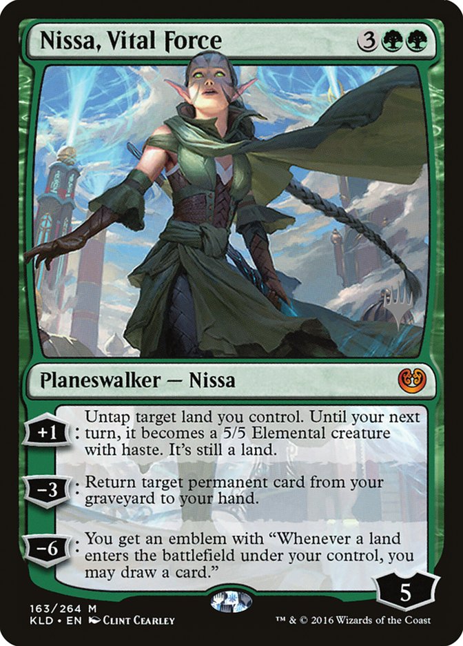 Nissa, Vital Force [Kaladesh Promos] | Clutch Gaming