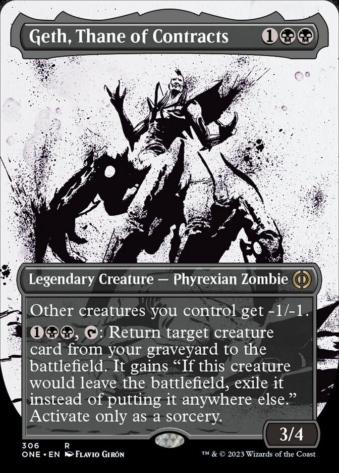 Geth, Thane of Contracts (Borderless Ichor) [Phyrexia: All Will Be One] | Clutch Gaming