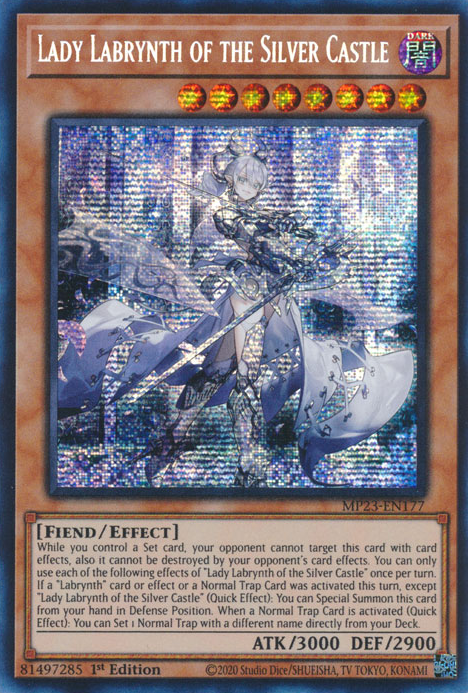 Lady Labrynth of the Silver Castle [MP23-EN177] Prismatic Secret Rare | Clutch Gaming