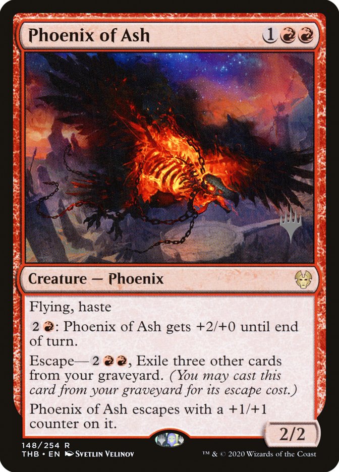 Phoenix of Ash (Promo Pack) [Theros Beyond Death Promos] | Clutch Gaming