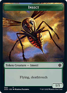 Insect // Cat Beast Double-Sided Token [Starter Commander Decks] | Clutch Gaming