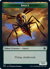 Insect // Cat Double-Sided Token [Starter Commander Decks] | Clutch Gaming