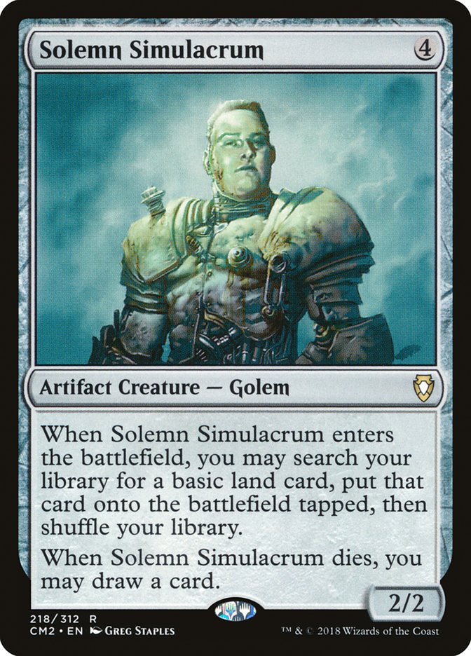 Solemn Simulacrum (218/312) [Commander Anthology Volume II] | Clutch Gaming