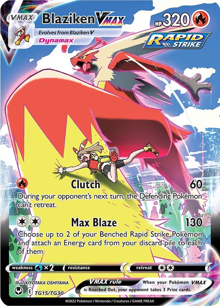 Blaziken VMAX (TG15/TG30) [Sword & Shield: Silver Tempest] | Clutch Gaming