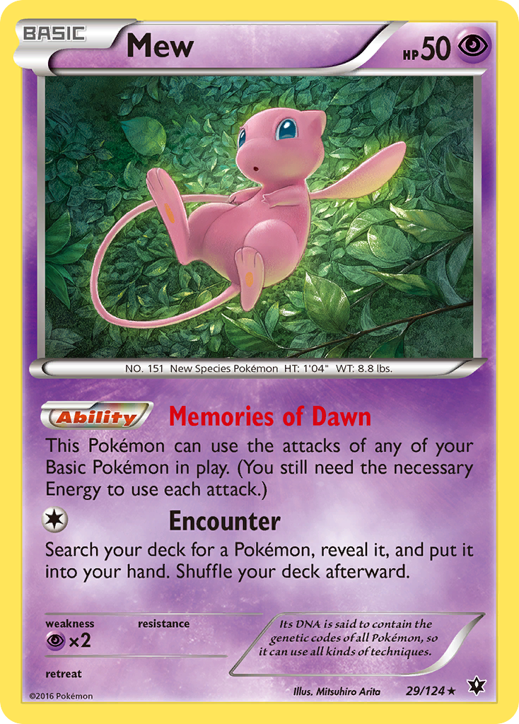 Mew (29/124) [XY: Fates Collide] | Clutch Gaming