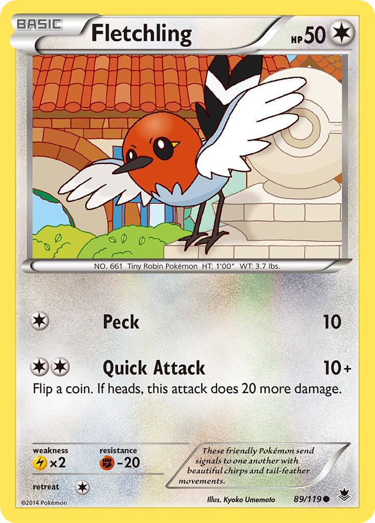 Fletchling (89/119) [XY: Phantom Forces] | Clutch Gaming