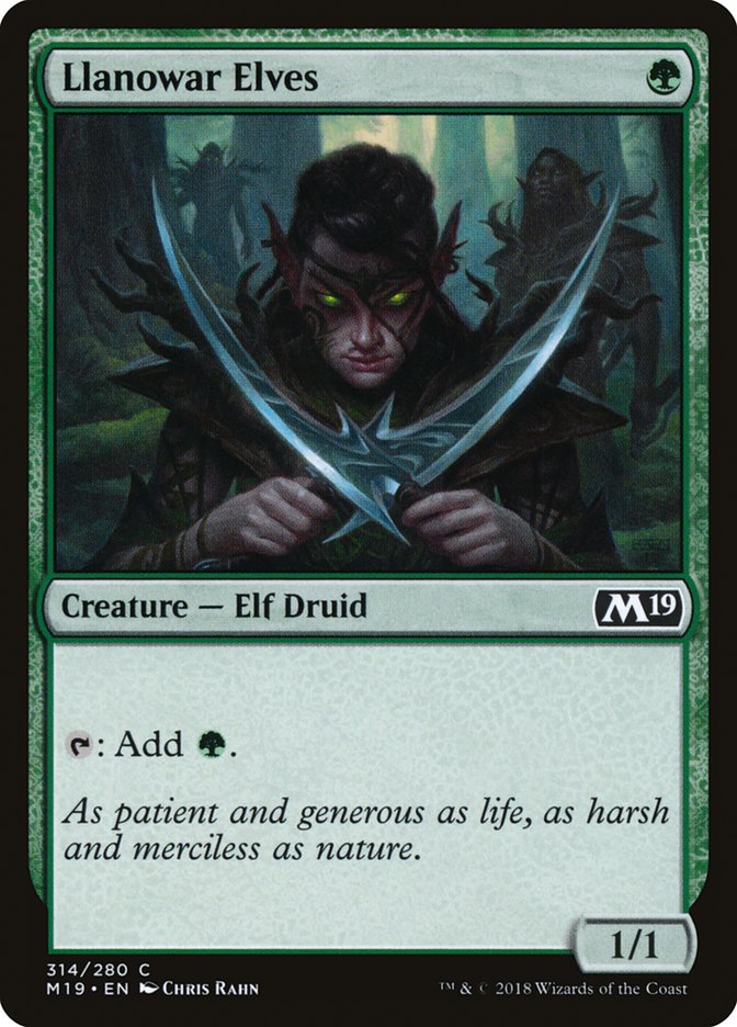 Llanowar Elves [Core Set 2019] | Clutch Gaming